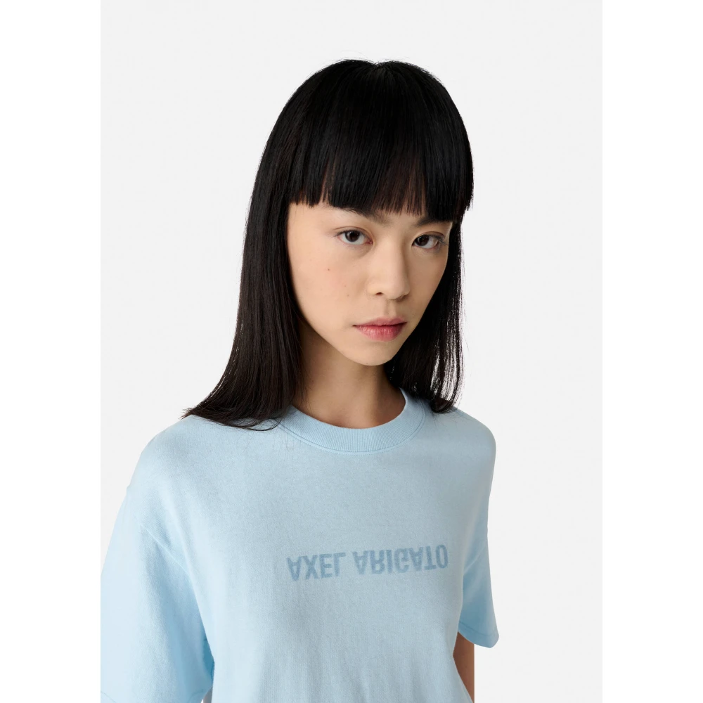 Axel Arigato Verdraai T-shirt Blue Dames