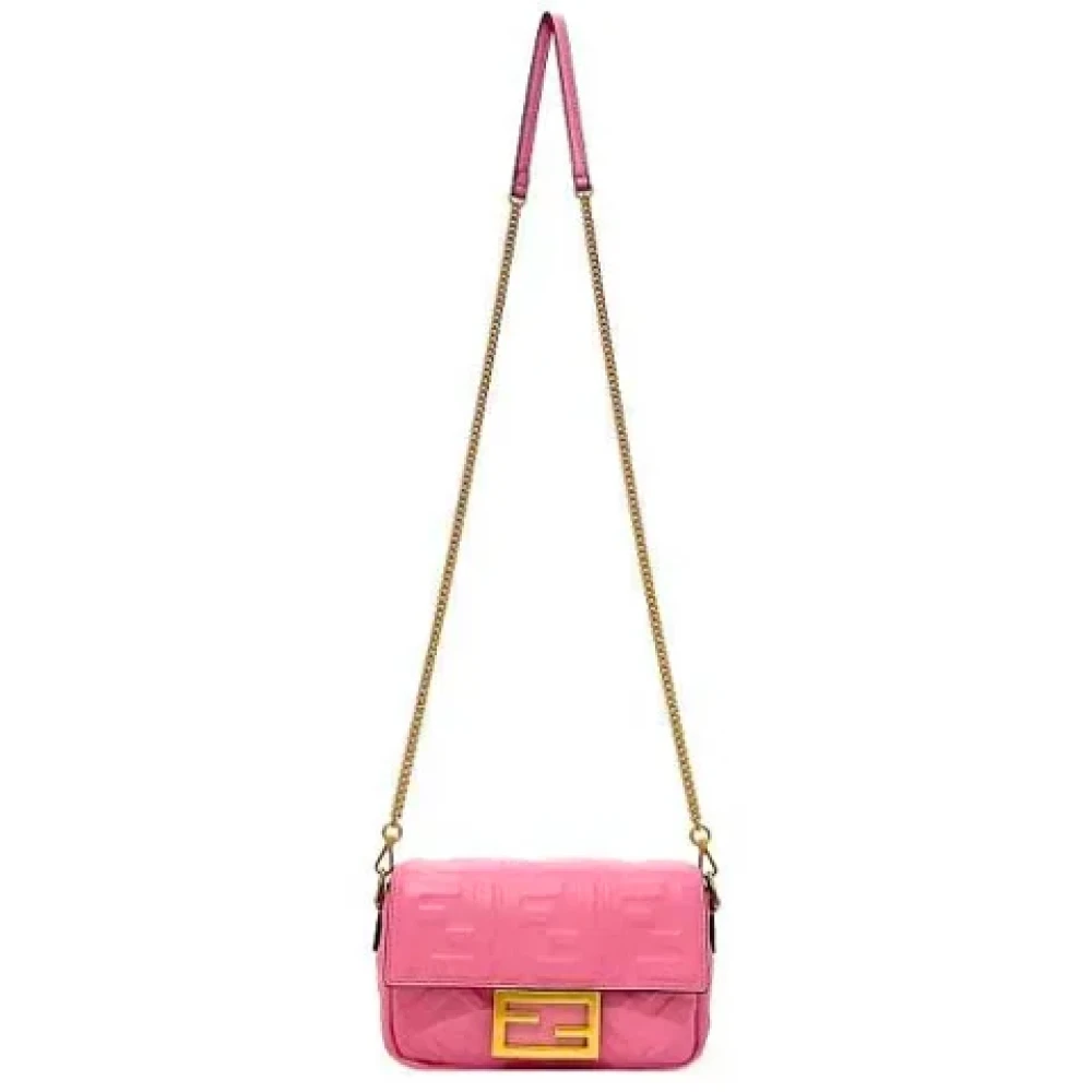 Fendi Vintage Pre-owned Fabric fendi-bags Pink Dames