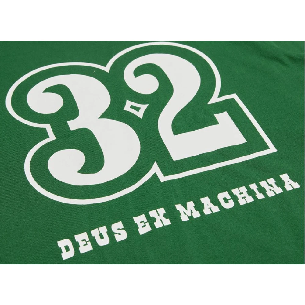 Deus Ex Machina Groene Longsleeve Tee Boxy Fit Green Heren