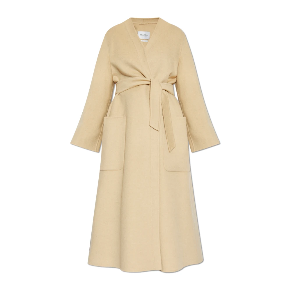 Max Mara Jas Vezzose Beige Dames