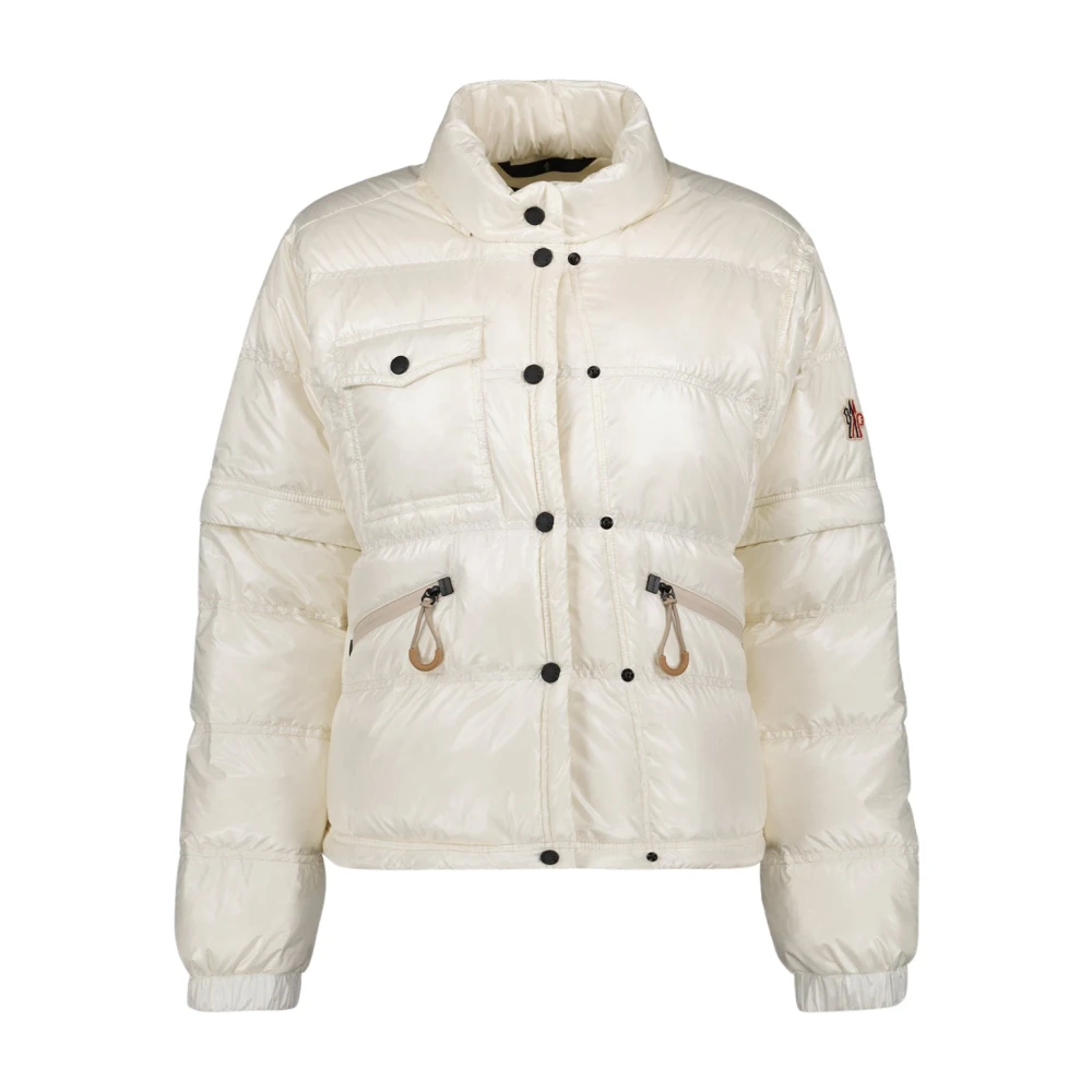 Moncler Quiltad Bomberjacka White, Dam