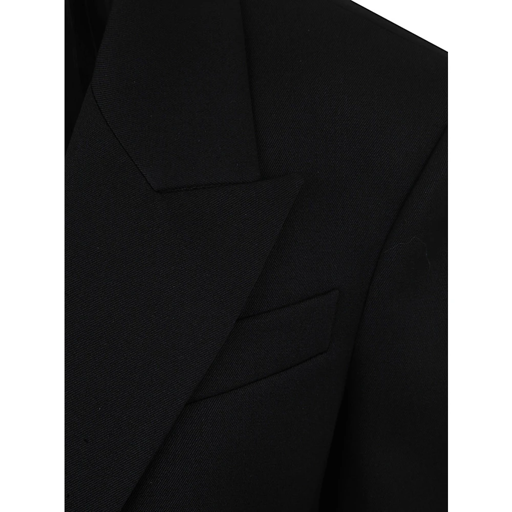 The Attico Zwarte Blazer Black Dames