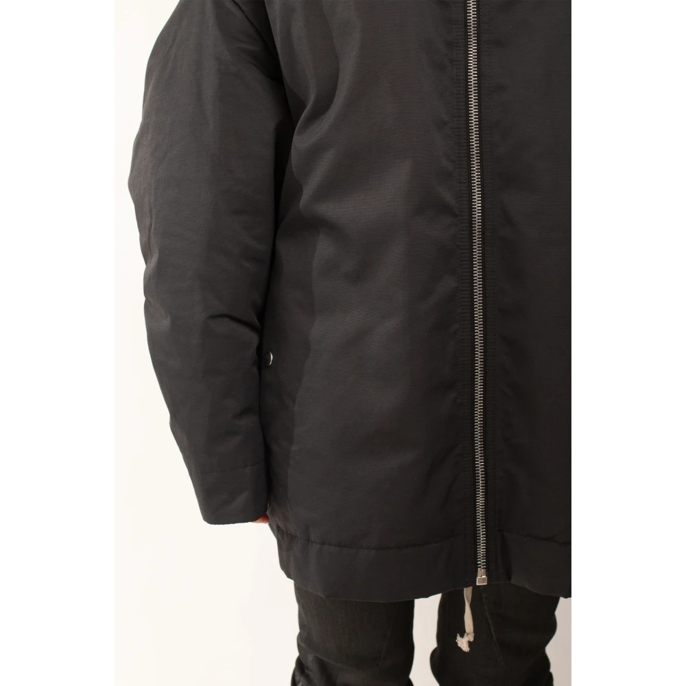 Rick Owens Hooded Peter Parka Black Dames