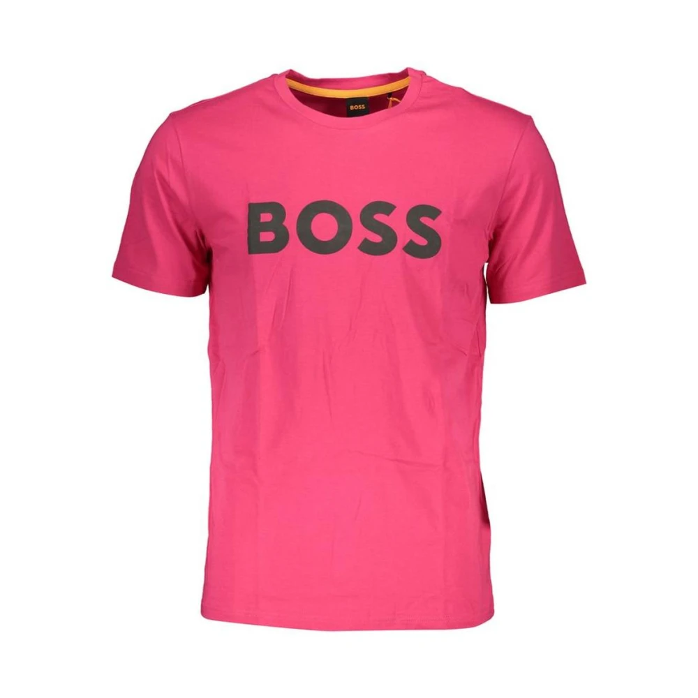 Hugo - Tops > T-Shirts - Pink - Hugo - Modalova