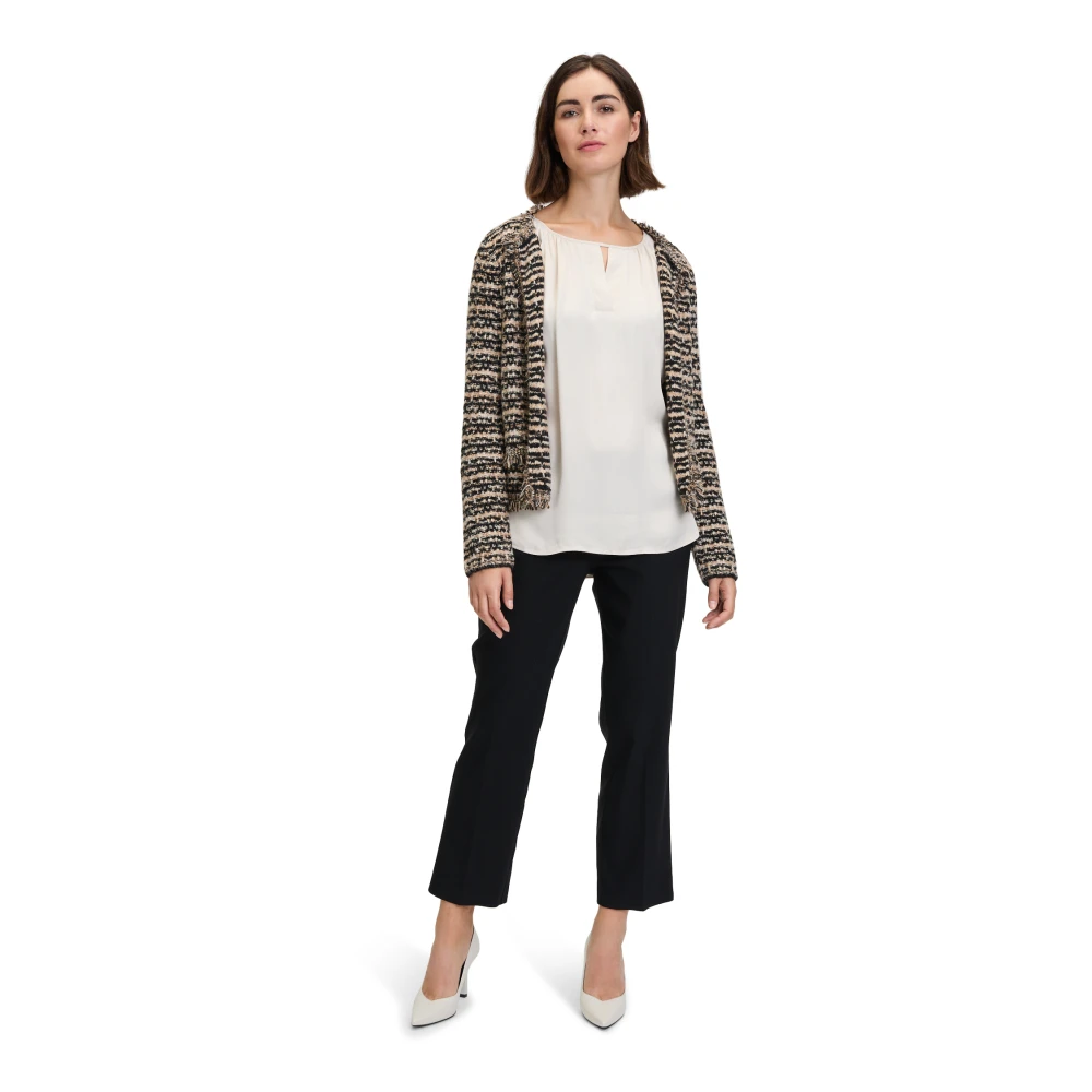 Betty Barclay Elegante Blouse met Ronde Halslijn Beige Dames