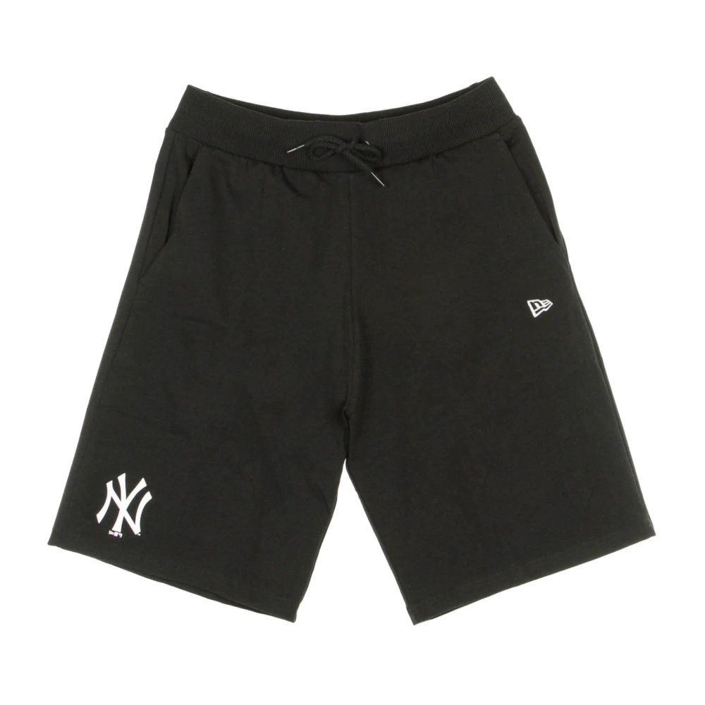 New era MLB Logo Jersey Korte Broek Black Heren