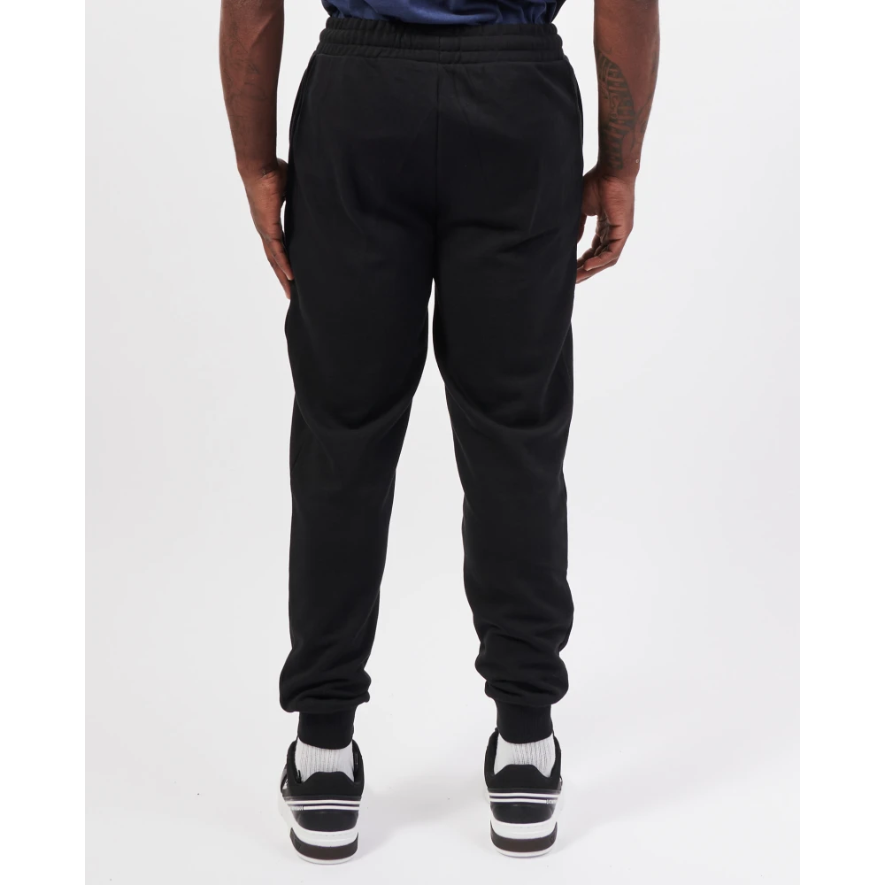 Richmond Zwarte sportieve broek met zijzakken Black Heren