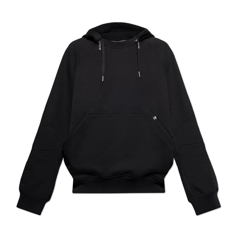 Helmut Lang Sweatshirt met afneembare capuchon Black Heren