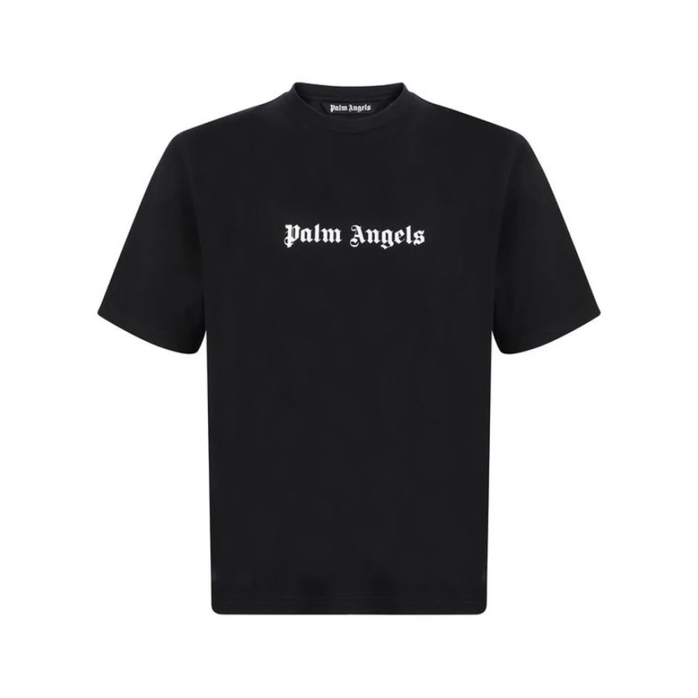 Palm Angels Klassieke Logo Tee Black Heren