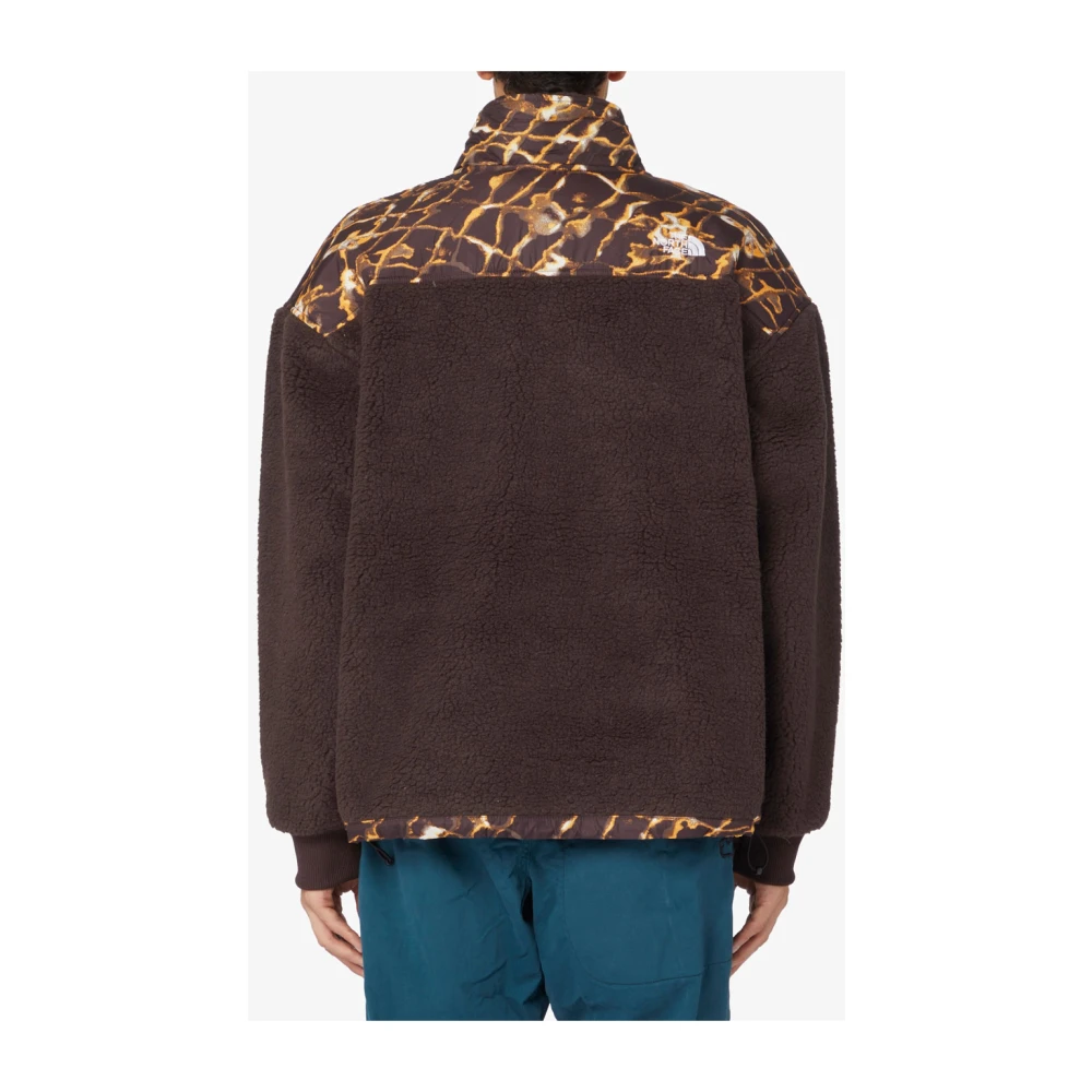 The North Face Bruin Winter Olympische Geodetische Print Fleece Brown Heren