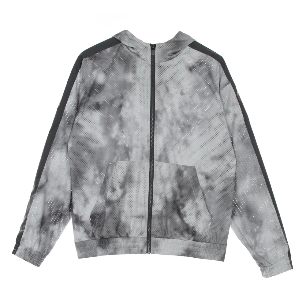 Nike Women's Gray Sportswear Icon Clash Jacket Mesh