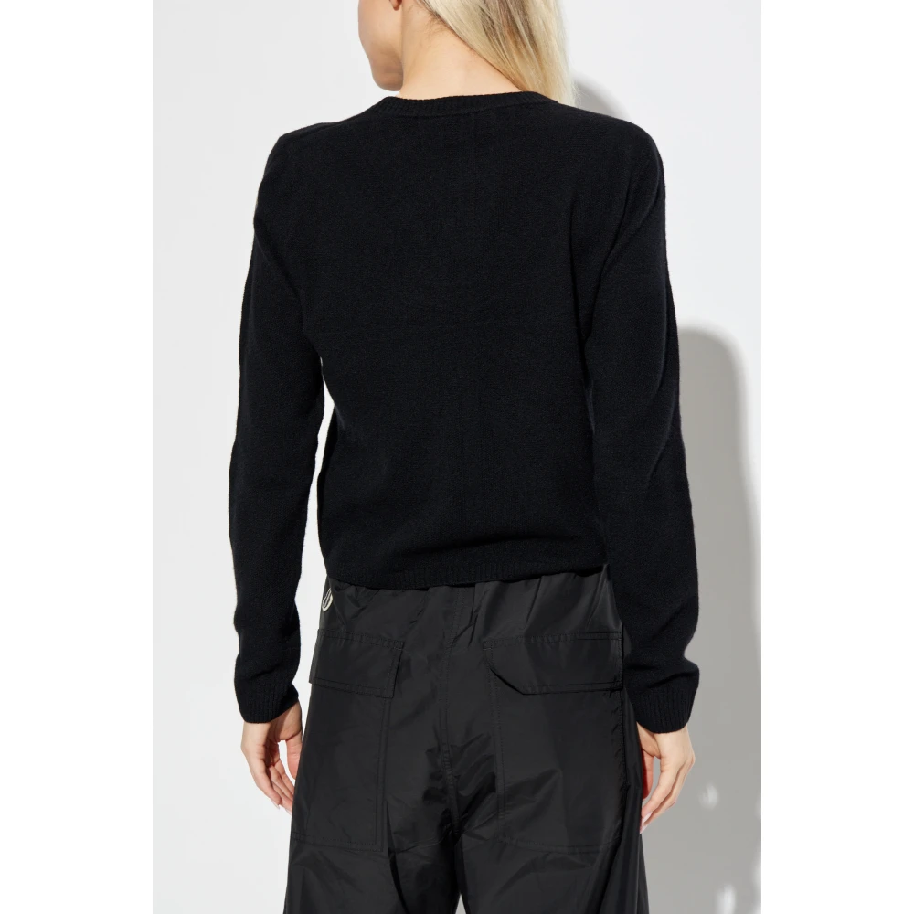 Rick Owens Ronde Hals Knitwear Black Unisex