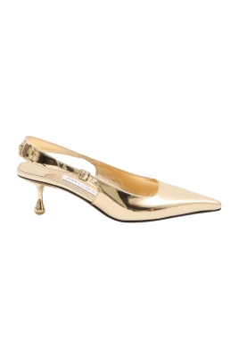 Amel 50 Metallic Slingback Pumps