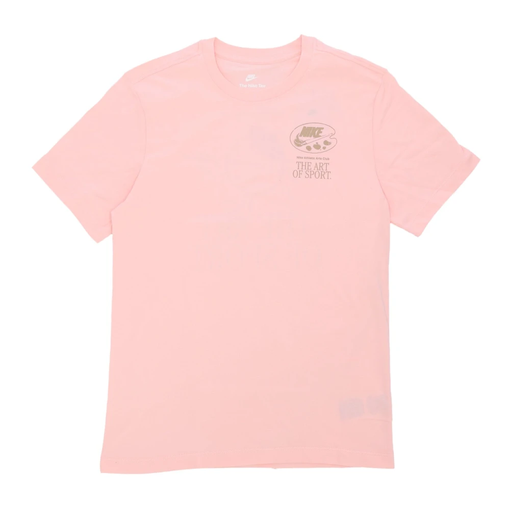 Nike Men's Pink Training T-Shirts & Tops, Xl, Short Sleeve Crew Neck T-Shirt