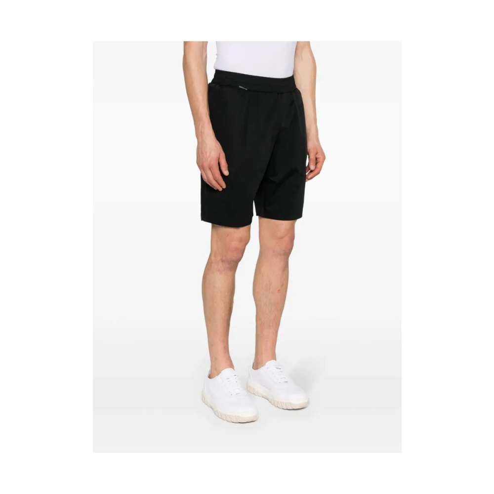 Family First Zwarte Katoenmix Poplin Mini Shorts Black Heren