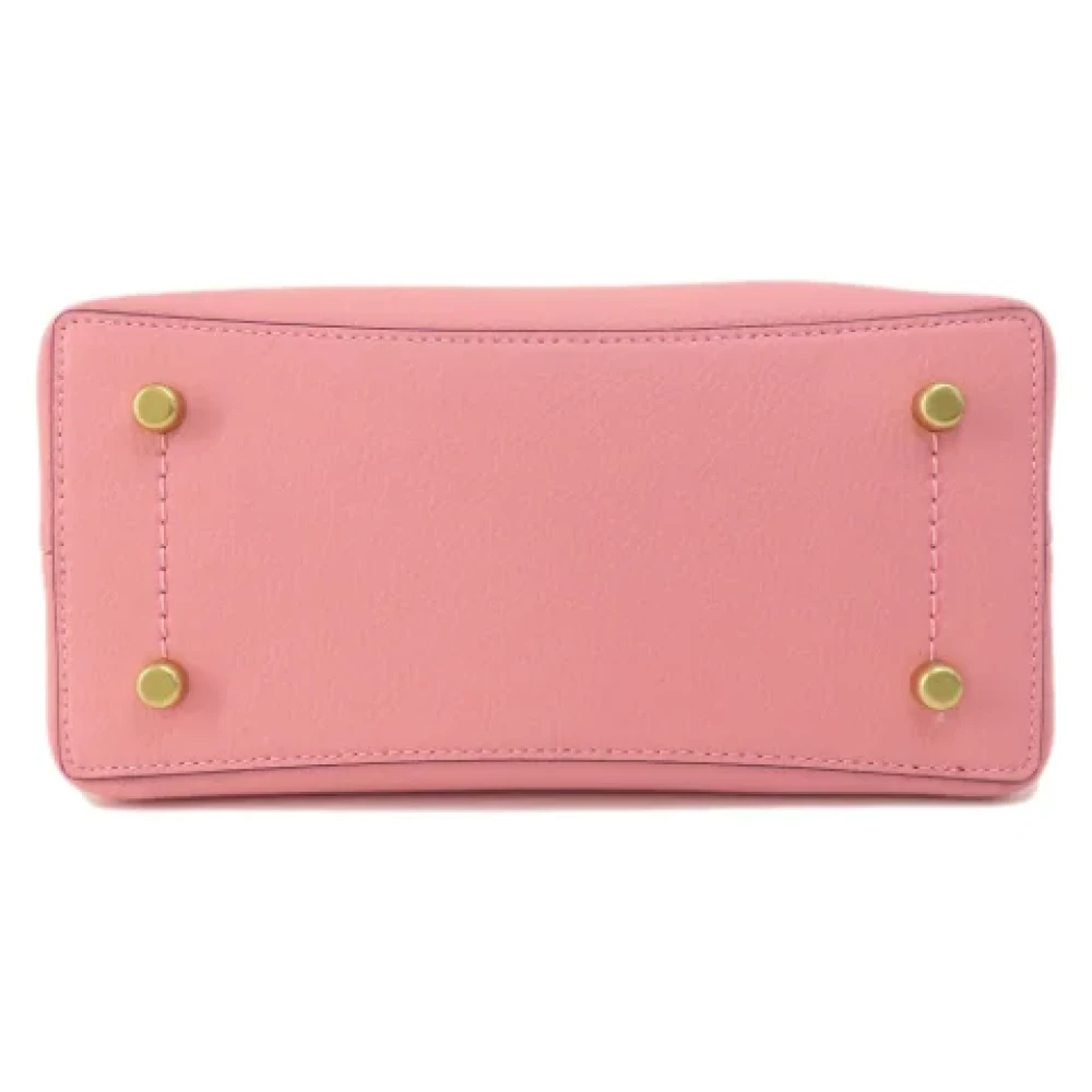 Coach Pre-owned Fabric handbags Pink Dames