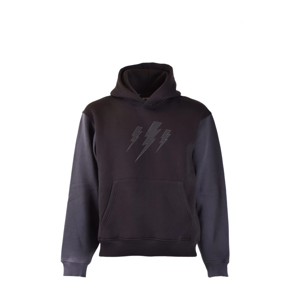 Neil Barrett Men's Black Sweatshirt - Hoodies - L - Sweatshirts & Hoodies