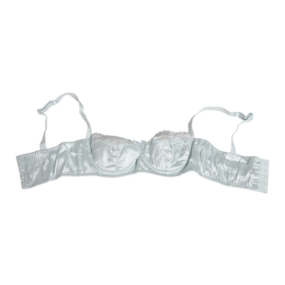 Dolce & Gabbana Women's Blue Semi-Padded Balconette Bra - Bras - L - Underwear