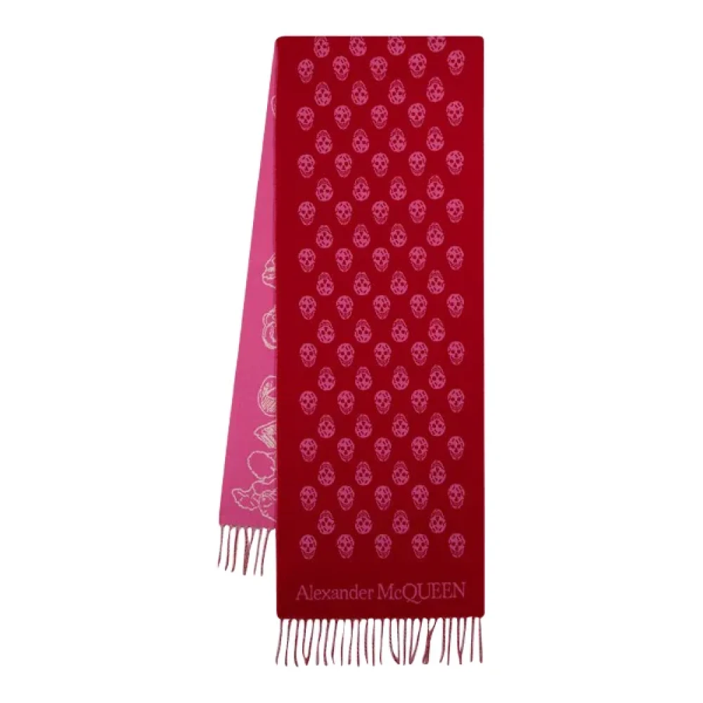 Alexander mcqueen Wool scarves Red Dames