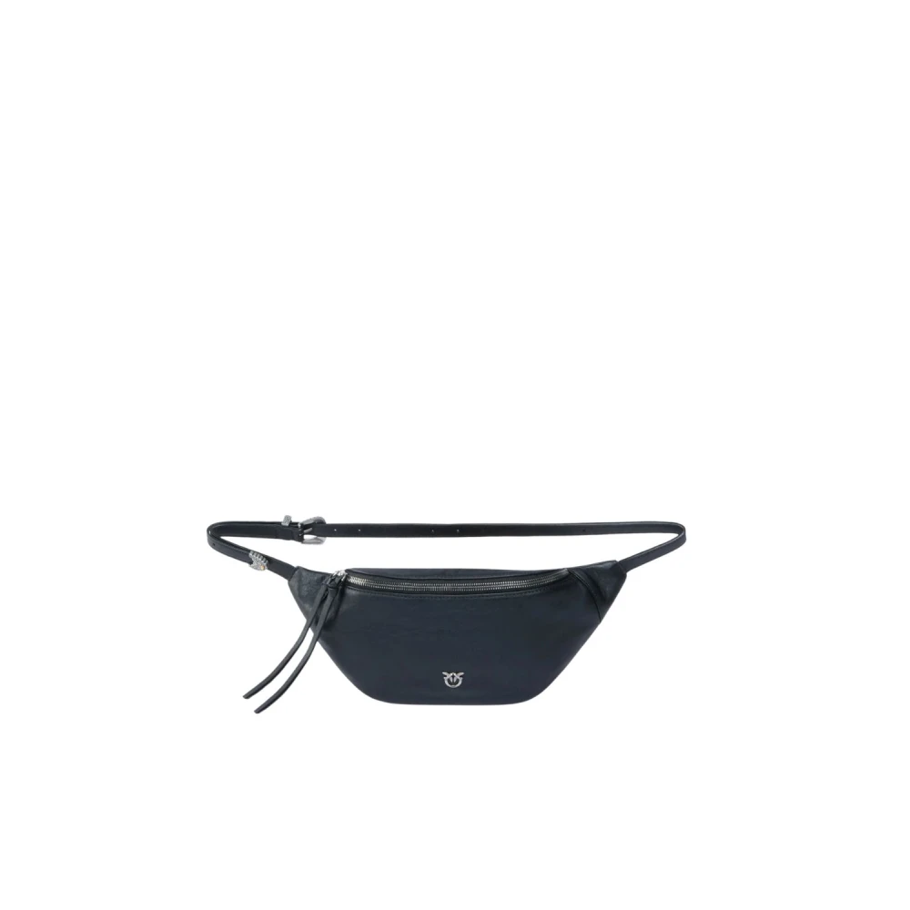 Pinko Women's Black Marsupio Trittico Vitello New Biker - Bum Bags - One Size - Bags