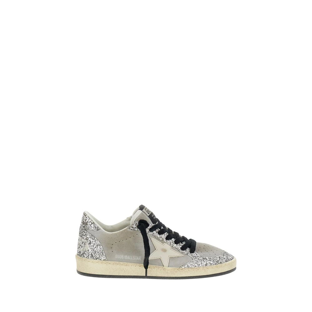 Golden Goose Gray Sneakers, Female, 6 Uk, Ball Star Trainers
