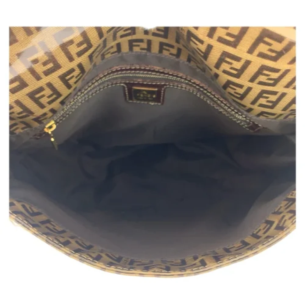 Fendi Vintage Pre-owned Canvas fendi-bags Brown Dames
