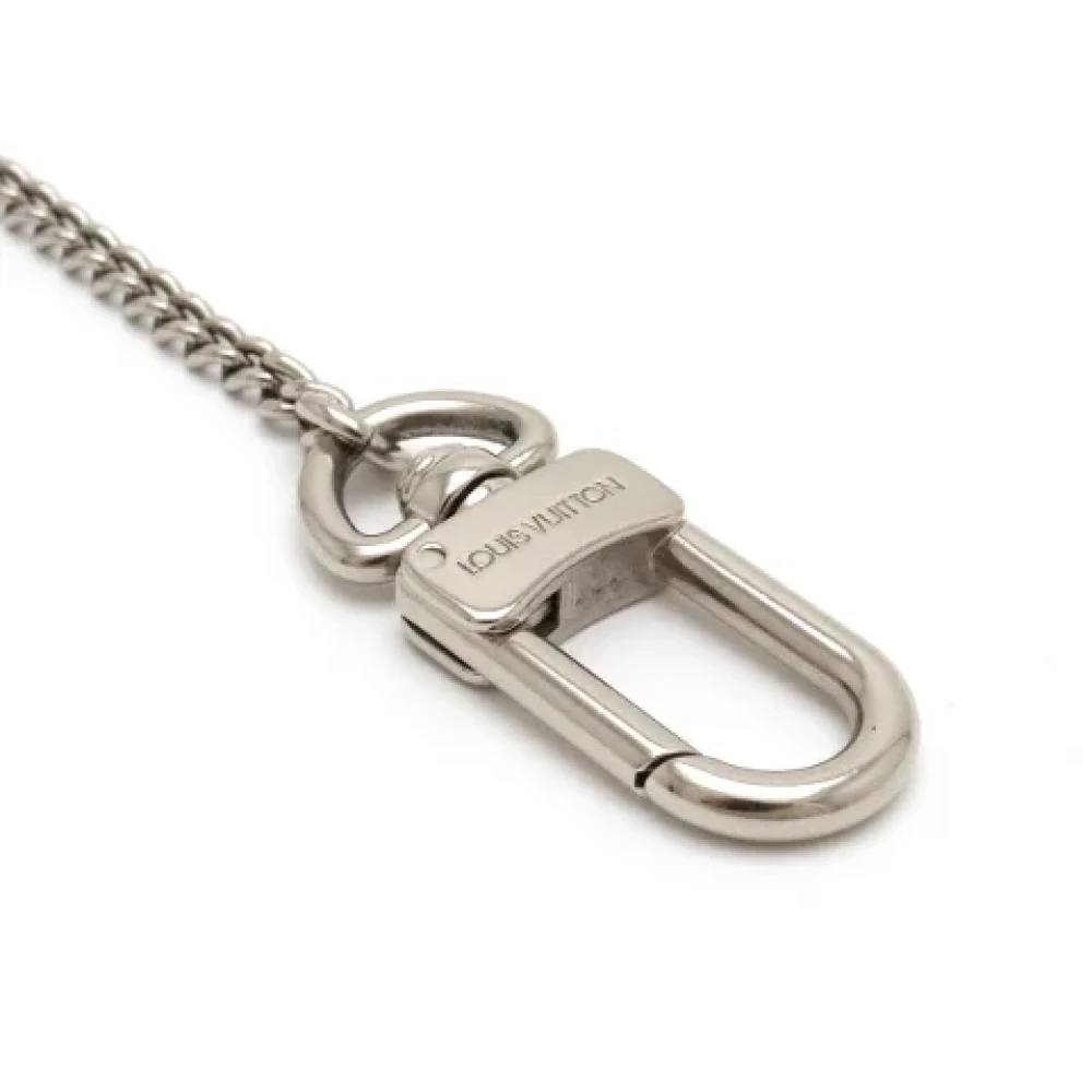 Louis Vuitton Vintage Pre-owned Metal key-holders Gray Dames