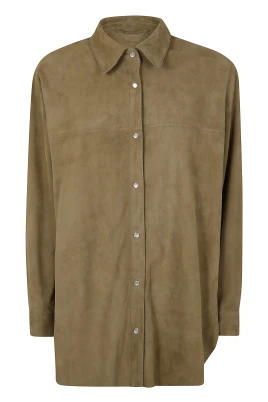 Oversized Leather Jacket