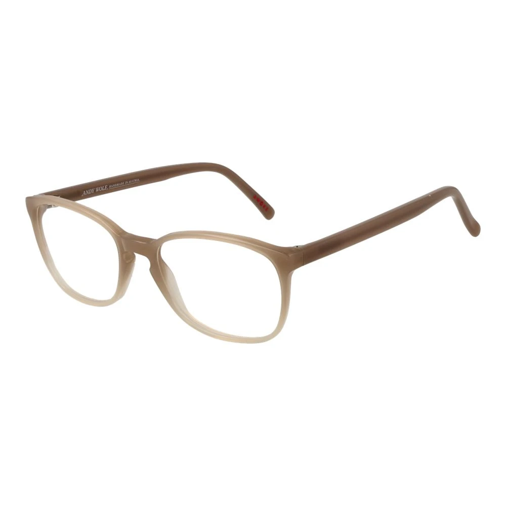 Andy Wolf Unisex Brown Acetate Optical Frames
