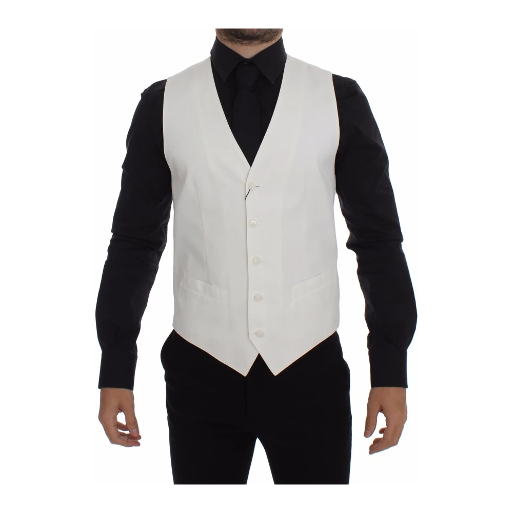 Dolce & Gabbana Suit Vests White Heren