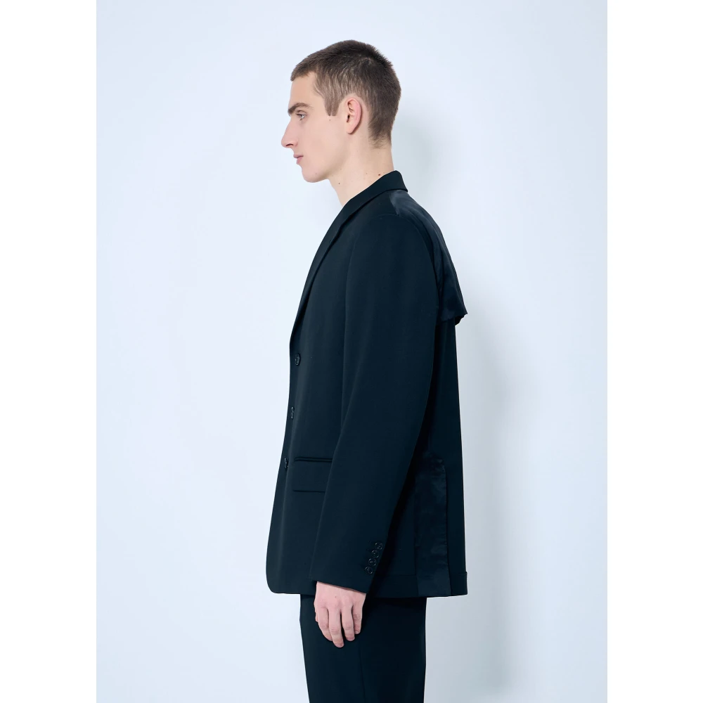 MM6 Maison Margiela Italiaans Getailleerde Blazer Black Heren
