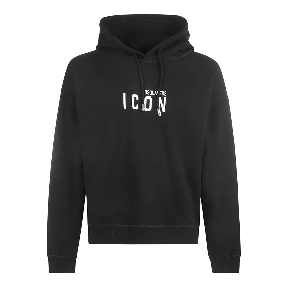 Dsquared2 Zwarte Sweatshirt met Logoprint Black Heren