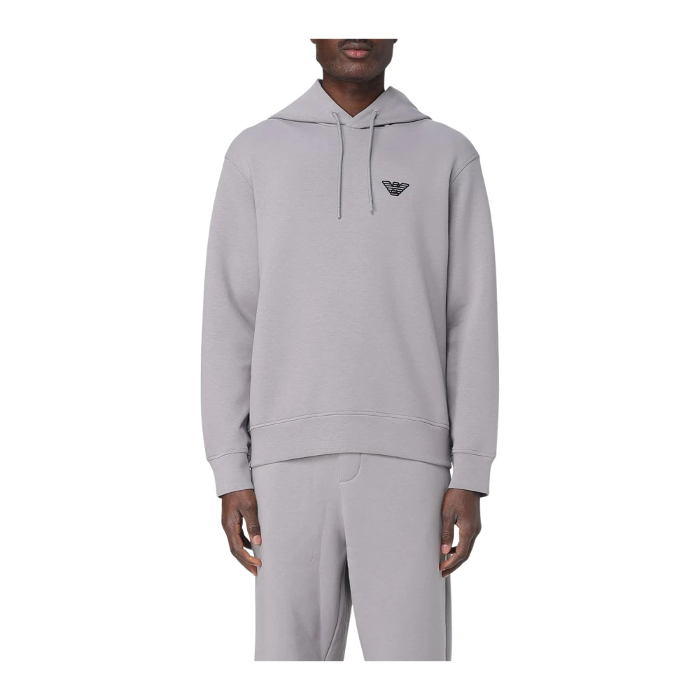 Emporio Armani Homme Gris Sweatshirts Et Sweats À Capuche, Taille: L Pull Sophistiqué