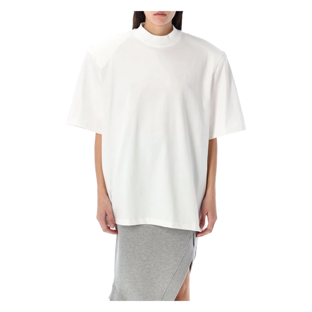 The Attico Stijlvolle Kylie T-shirt voor vrouwen White Dames