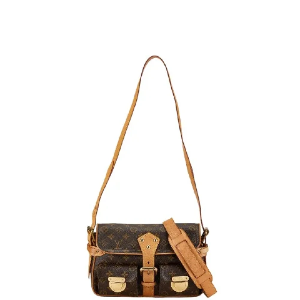 Louis Vuitton Vintage Pre-owned Canvas handbags Brown Dames