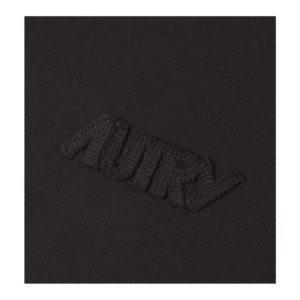 Autry Los T-shirt van Compact Katoen Black Heren