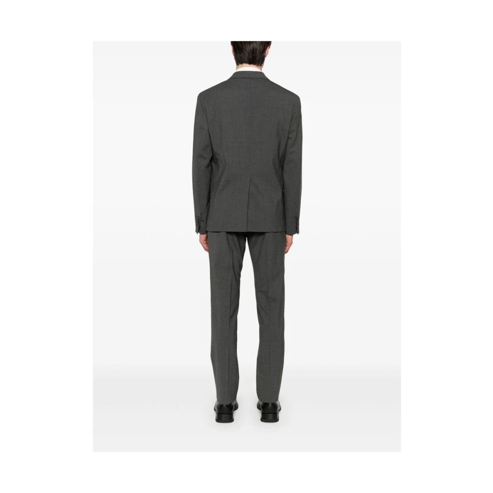 Dsquared2 Antracietgrijs pak met centrale split Gray Heren