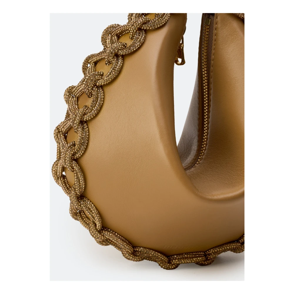 Hibourama Fortune Cookie Geïnspireerde Leren Tas Brown Dames