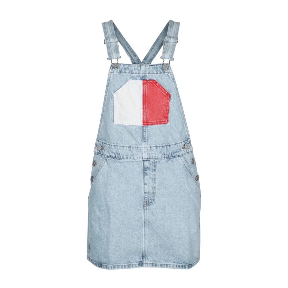 Tommy Jeans Elegante Jurk voor elke gelegenheid Blue Dames