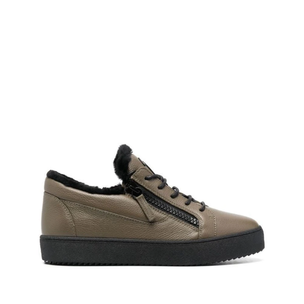 Giuseppe Zanotti Elegante Gesloten Flats Sneakers Heren Schoenen Zwart