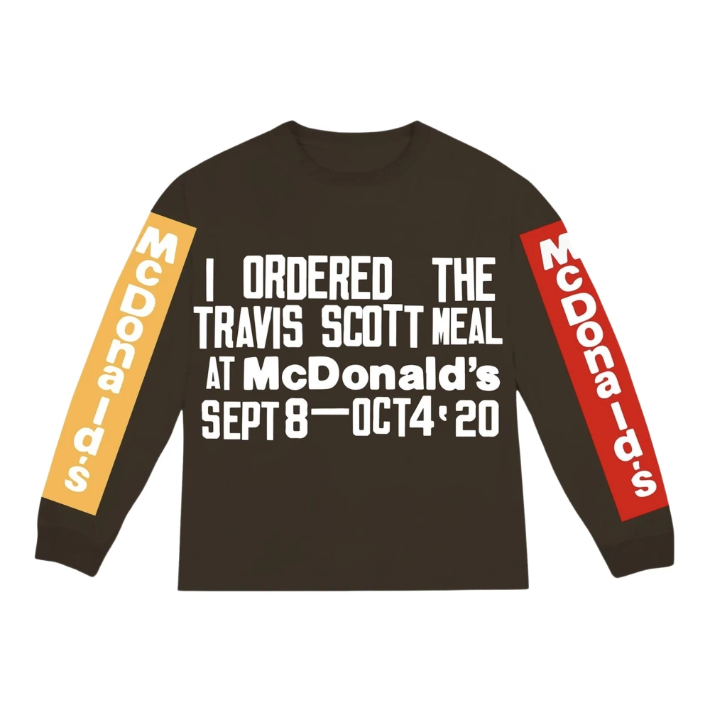 Cactus Plant Flea Market Travis Scott Souvenir Longsleeve T-shirt Brown Heren