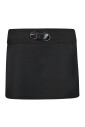 black-mini-skirt-metallic-buckle