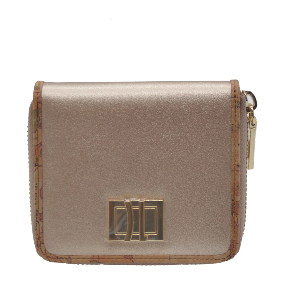 Alviero Martini 1a Classe Stijlvolle Portemonnee voor Mannen en Vrouwen Beige Dames