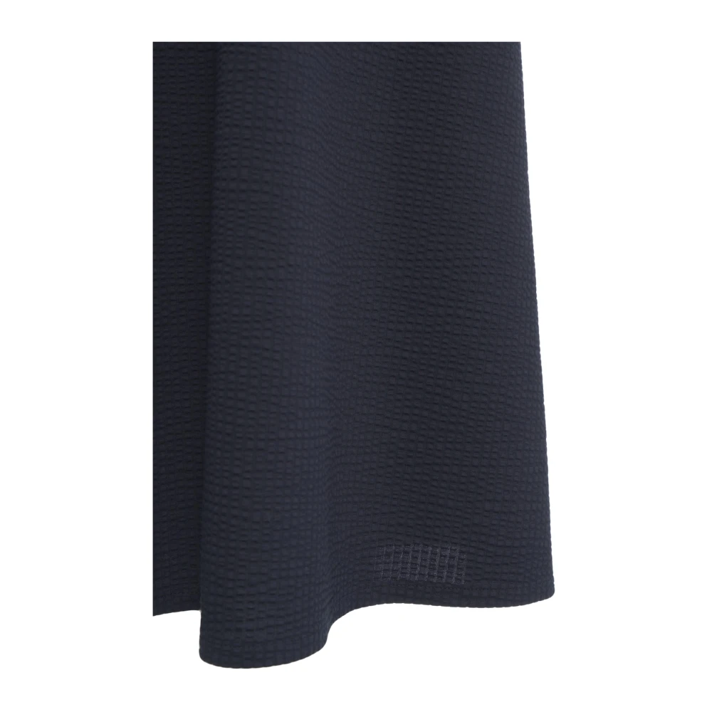 Harris Wharf London Blauwe Halternek Maxi Jurk Blue Dames