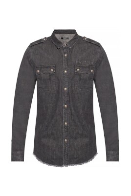 chemise-en-denim-avec-finition-a-franges