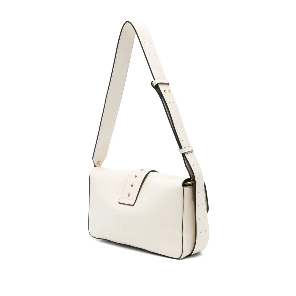 pinko Love Birds Amandel Beige Schoudertas Beige Dames