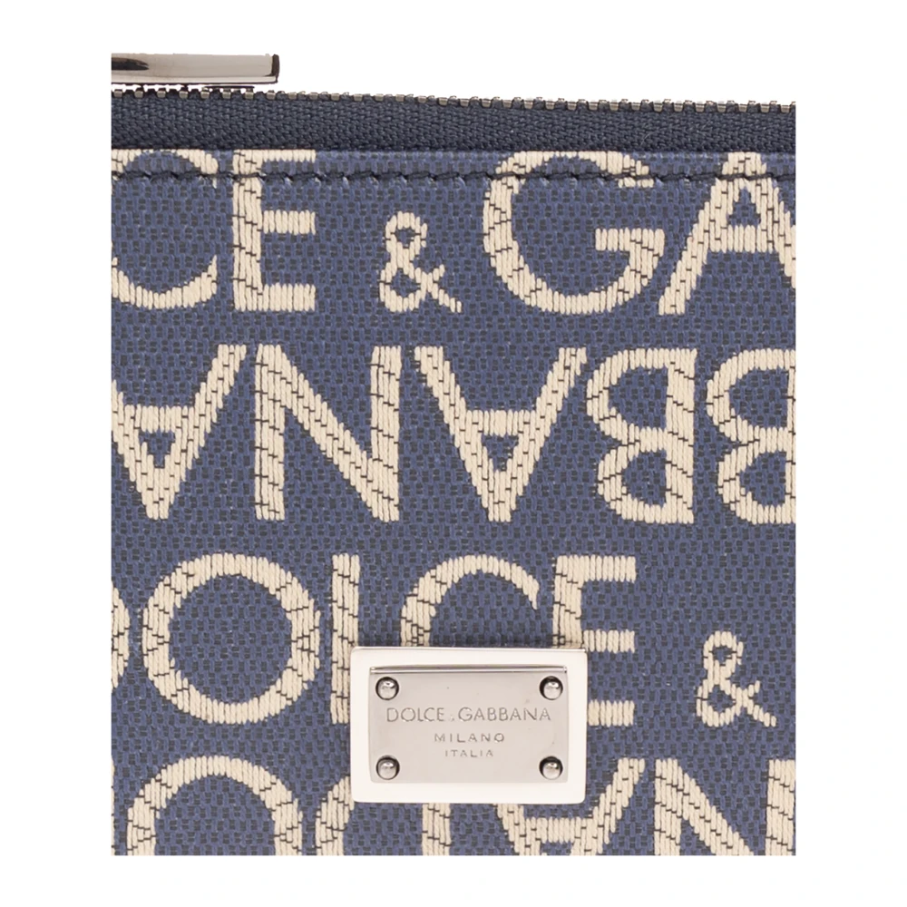 Dolce & Gabbana Kaarthouder met logo Blue Dames