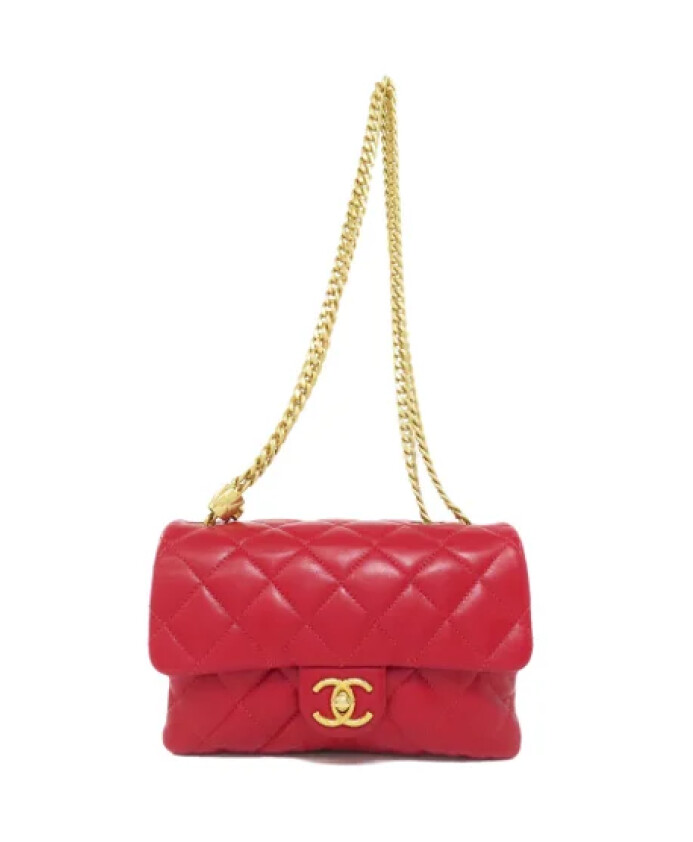 pre-owned-cuir-sacs-chanel