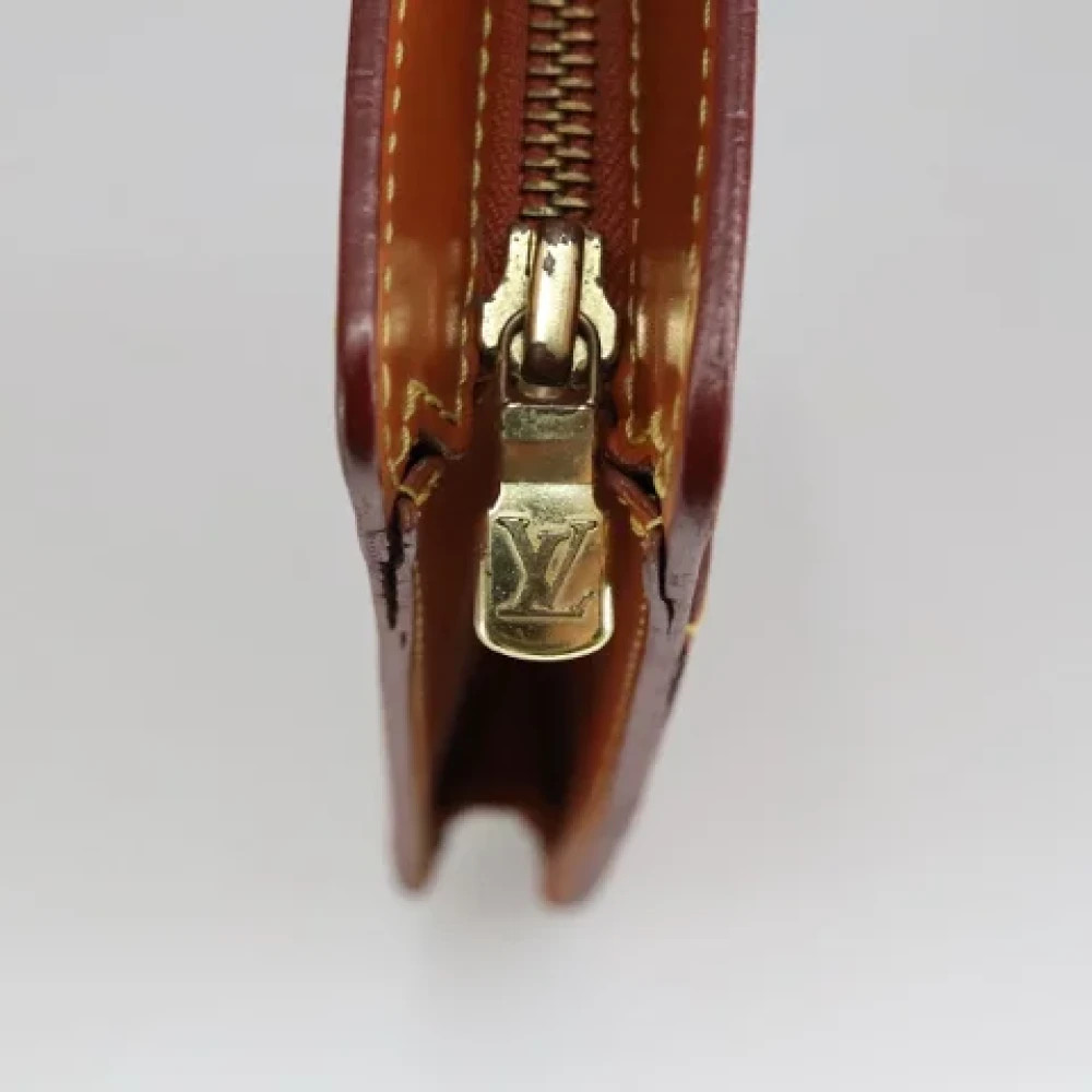 Louis Vuitton Vintage Pre-owned Leather clutches Brown Dames