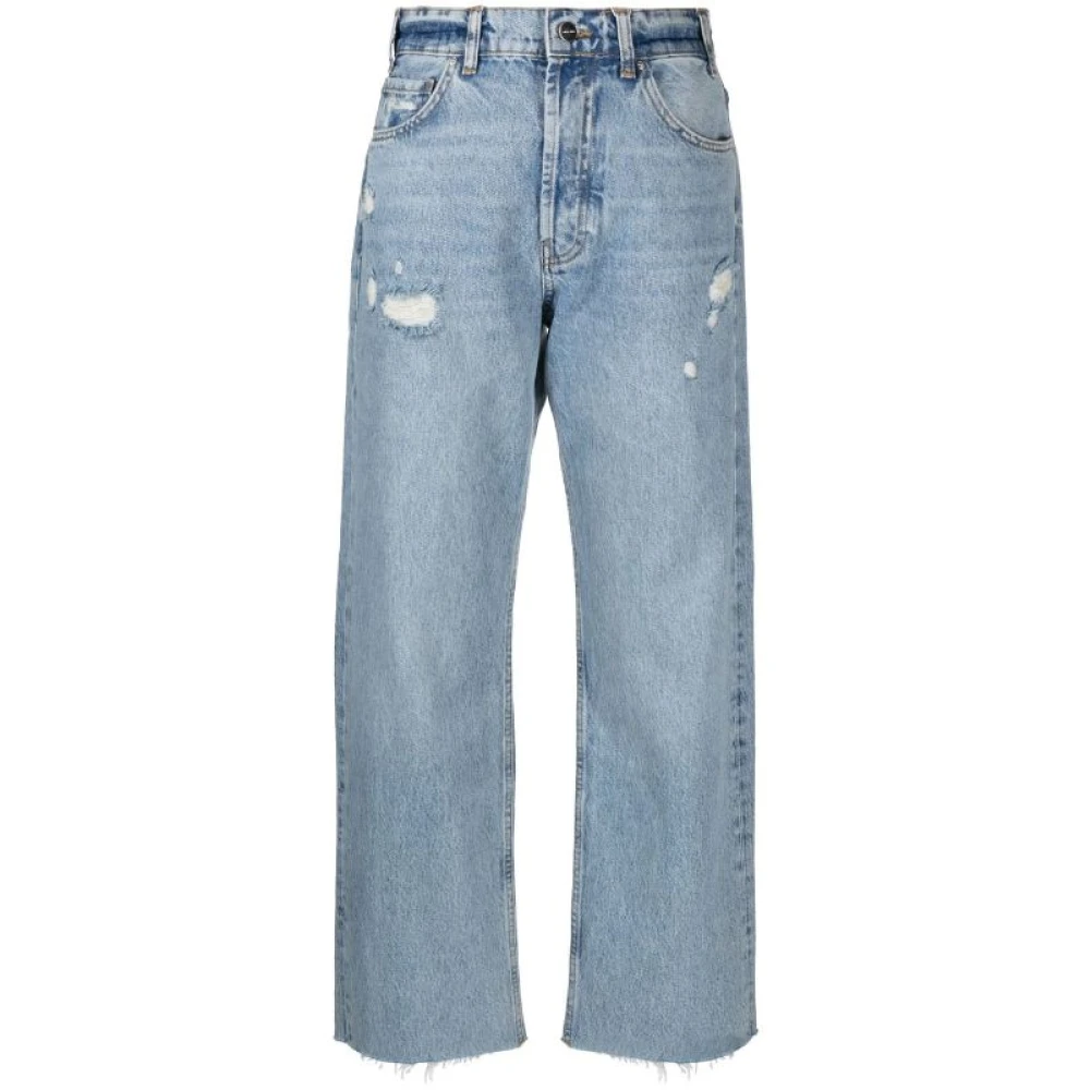 Anine Bing Denim Gavin Jeans Blue Dames